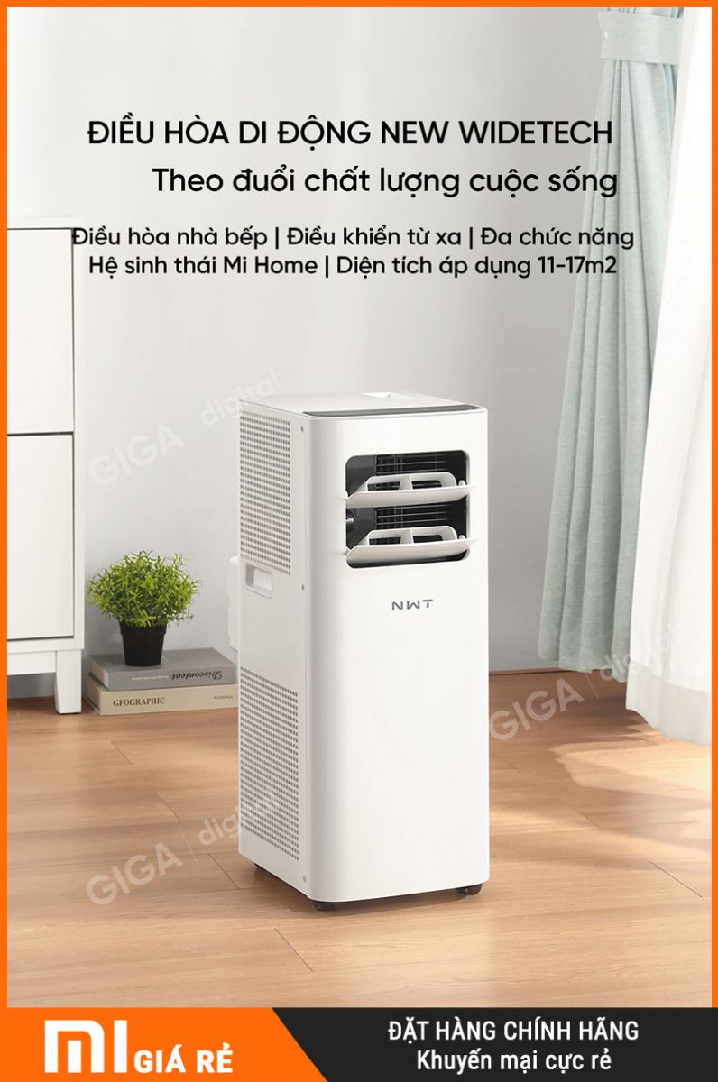 Quạt Điều Hòa Di Động New Widetech KY-26EAW2