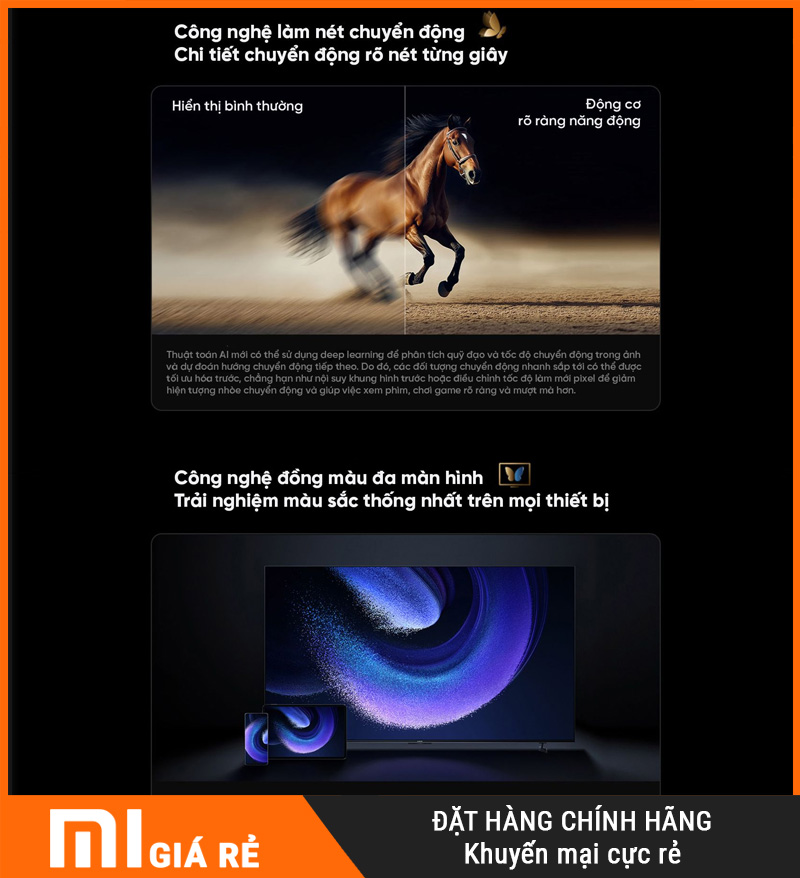 Tivi Xiaomi S Pro Mini LED 85 Inch 240Hz 4K UI 2025