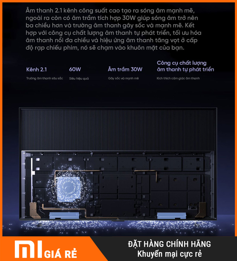 Tivi Xiaomi S Pro Mini LED 85 Inch 240Hz 4K UI 2025