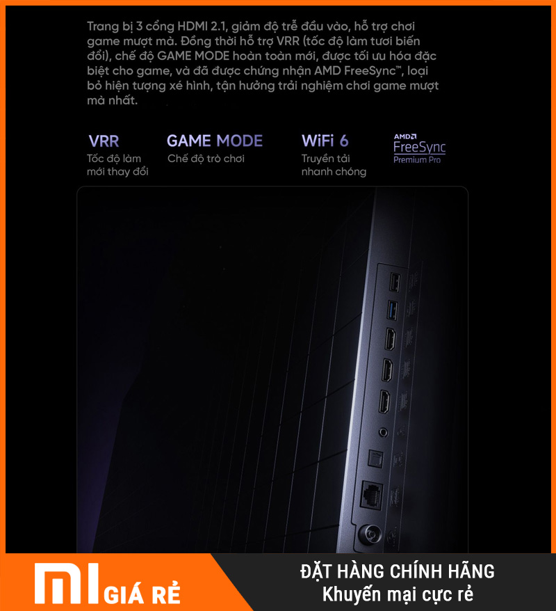 Tivi Xiaomi S Pro Mini LED 85 Inch 240Hz 4K UI 2025