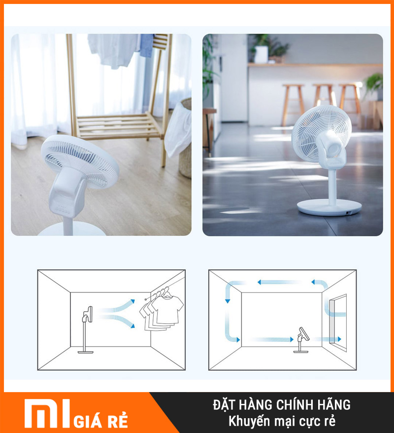 Quạt Tích Điện Đối Lưu Xiaomi Lifeite Pro – Bản Quốc Tế
