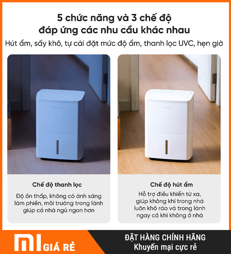 Máy Hút Ẩm Không Khí Lumias D3 Plus 20L 