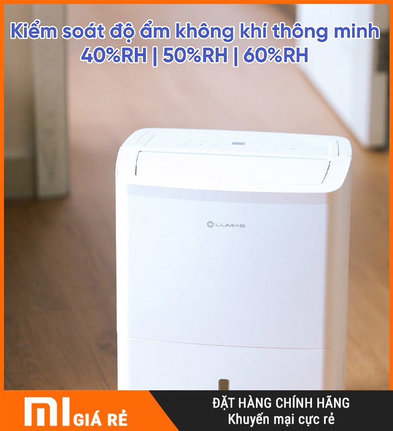 Máy Hút Ẩm Không Khí Lumias D3 Plus 20L 