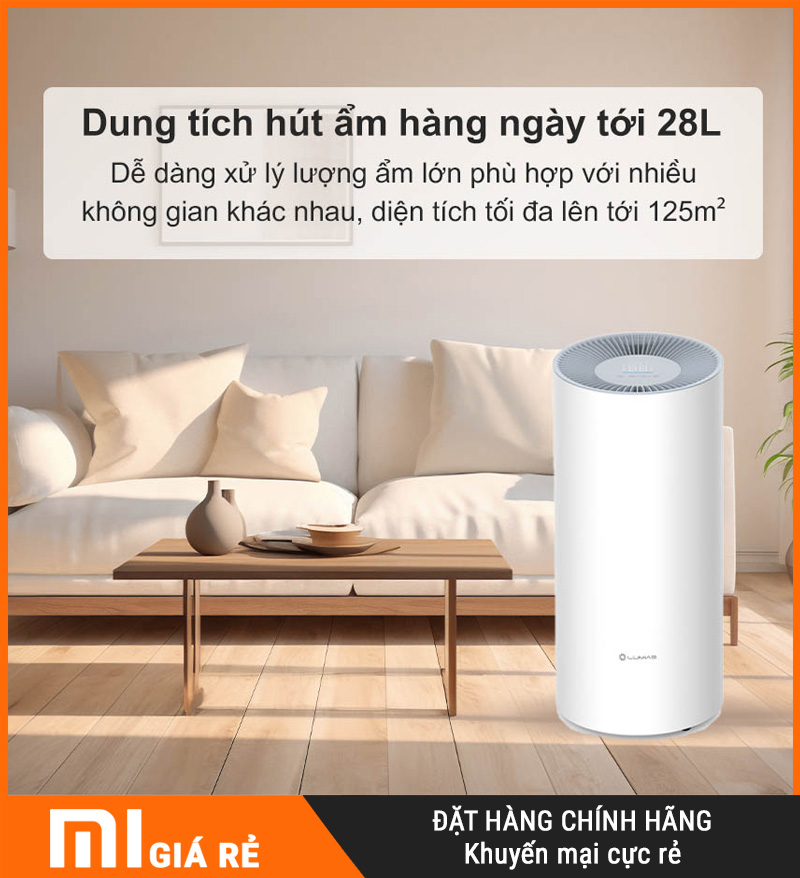 Máy Hút Ẩm Không Khí Lumias D3T Pro 28L 