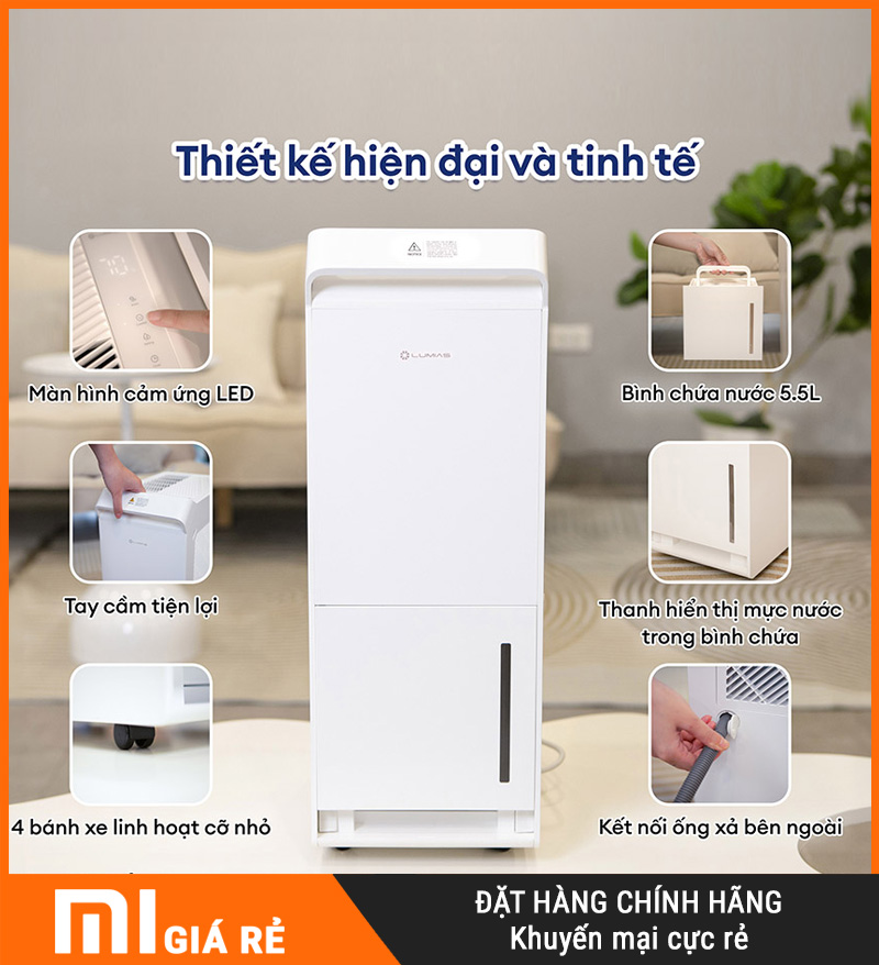 Máy Hút Ẩm Không Khí Lumias LMD-35L