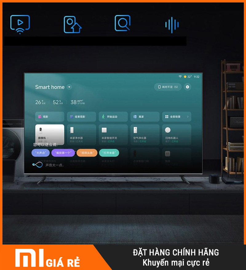 Tivi Xiaomi S85 Mini LED 85 Inch