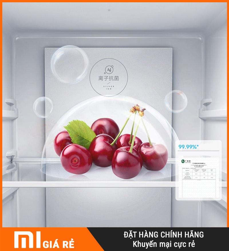 Tủ Lạnh Xiaomi Mijia 256L, 3 Cánh, Hạn Chế Đông Dính