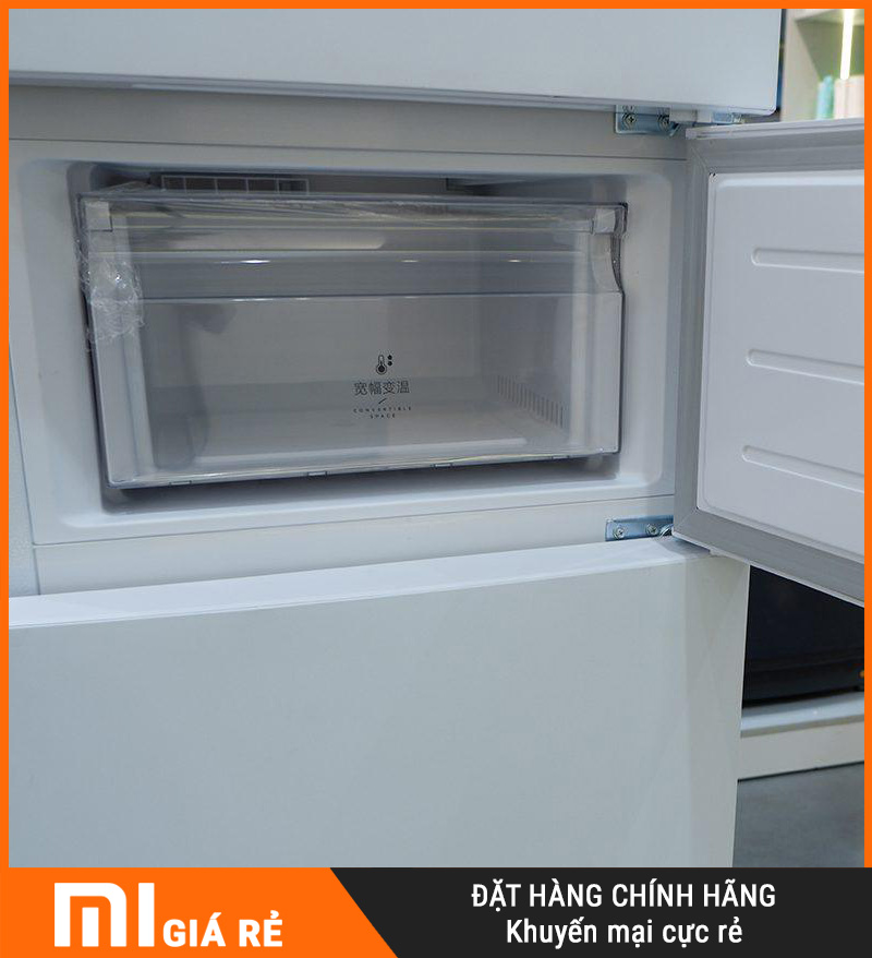 Tủ Lạnh Xiaomi Mijia 256L, 3 Cánh, Hạn Chế Đông Dính