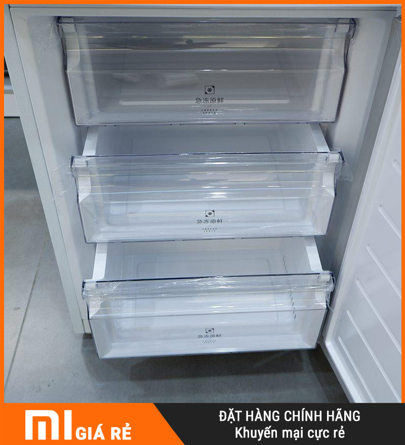 Tủ Lạnh Xiaomi Mijia 256L, 3 Cánh, Hạn Chế Đông Dính